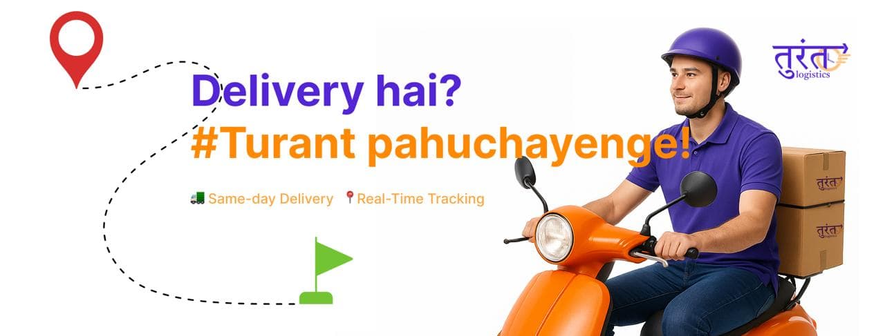 Delivery service banner